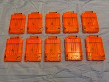 NERF small 6 dart magazine/clip x10 no darts included 