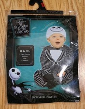 NEW Jack Skellington Nightmare Before Christmas Infant 12-24M Costume Halloween