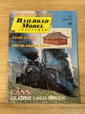 Eisenbahn Modell Handwerker Magazin August 1972 Bauen Sie diese Nebenbahn Station 