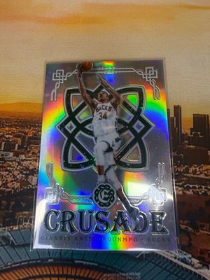 2016-17 Panini Excalibur #14 Giannis Antetokounmpo Crusade Silver