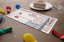 One Million Pound Novelty Note £1,000,000 - Fun Joke Gift Xmas/Birthday Cards