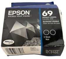 Genuine Epson 69 Printer Ink Standard Capacity Black Ink Cartridge for Stylus