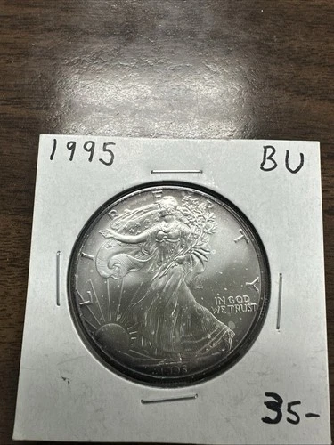 1995 AMERICAN SILVER EAGLE 1 OZ .999 FINE SILVER