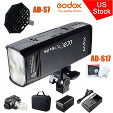 GODOX AD200 200W 2.4G Outdoor Speedlite Flash AD-S7 Grid Softbox AD-S7 Diffuser