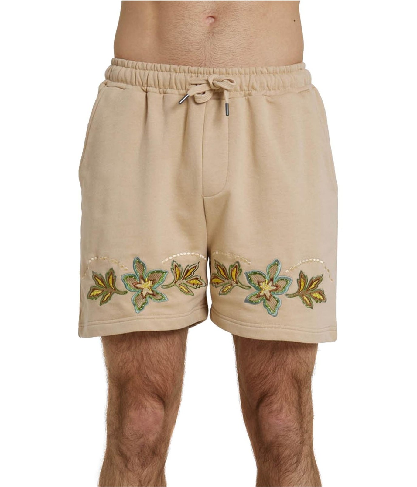 NATIVE YOUTH Mens Floral-Print Casual Walking Shorts