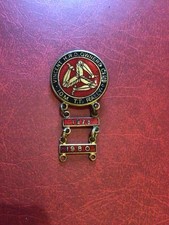Isle of Man T.T Rally Vincent H.R.D. Owners Club Enamel Badge