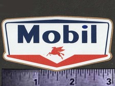 Mobil Oil Company Gas Station - Original Vintage 70s 80s Racing Decalsticker