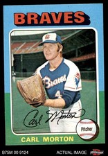 1975 Topps Mini #237 Carl Morton Braves 8 - NM/MT