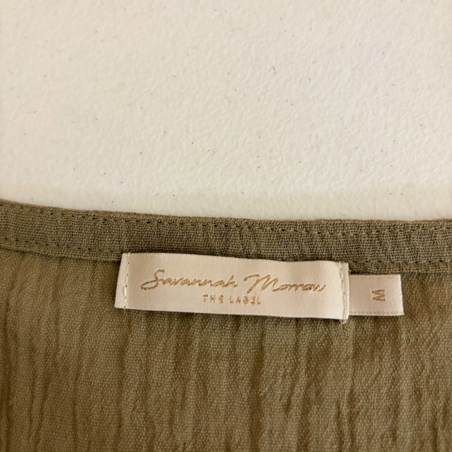 Savannah Morrow The Label Blouse Women's Medium O… - image 6