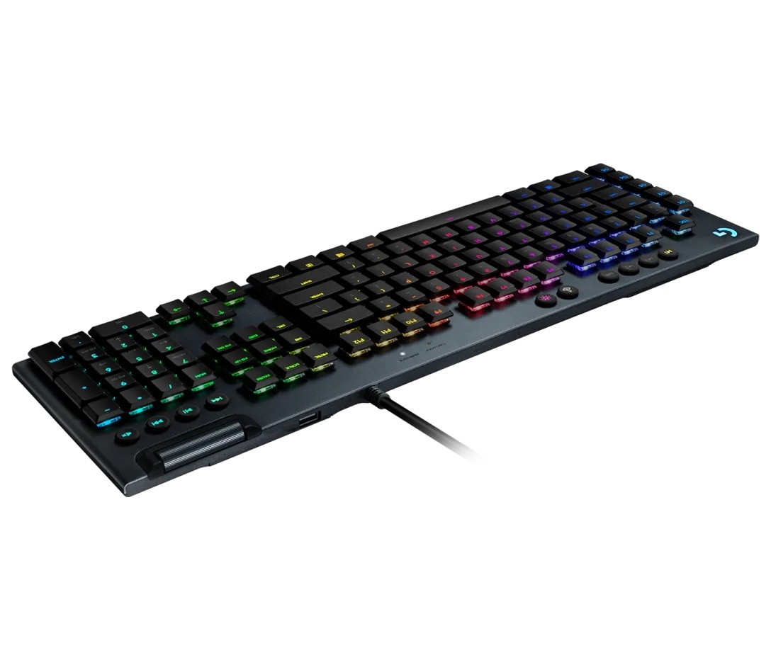 Teclado mecánico para juegos Logitech G915 X con cable RGB táctil negro, imagen 4