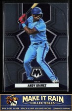 Andy Ibanez 2022 Panini Mosaic #165 Texas Rangers Baseball
