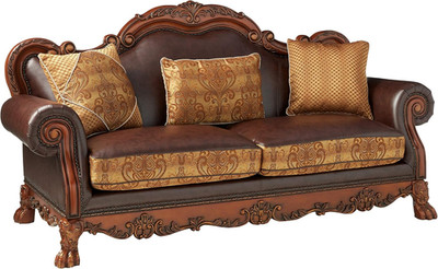 Chic Brown Dresden Sofa - Comfort Meets Style for Your Living Room