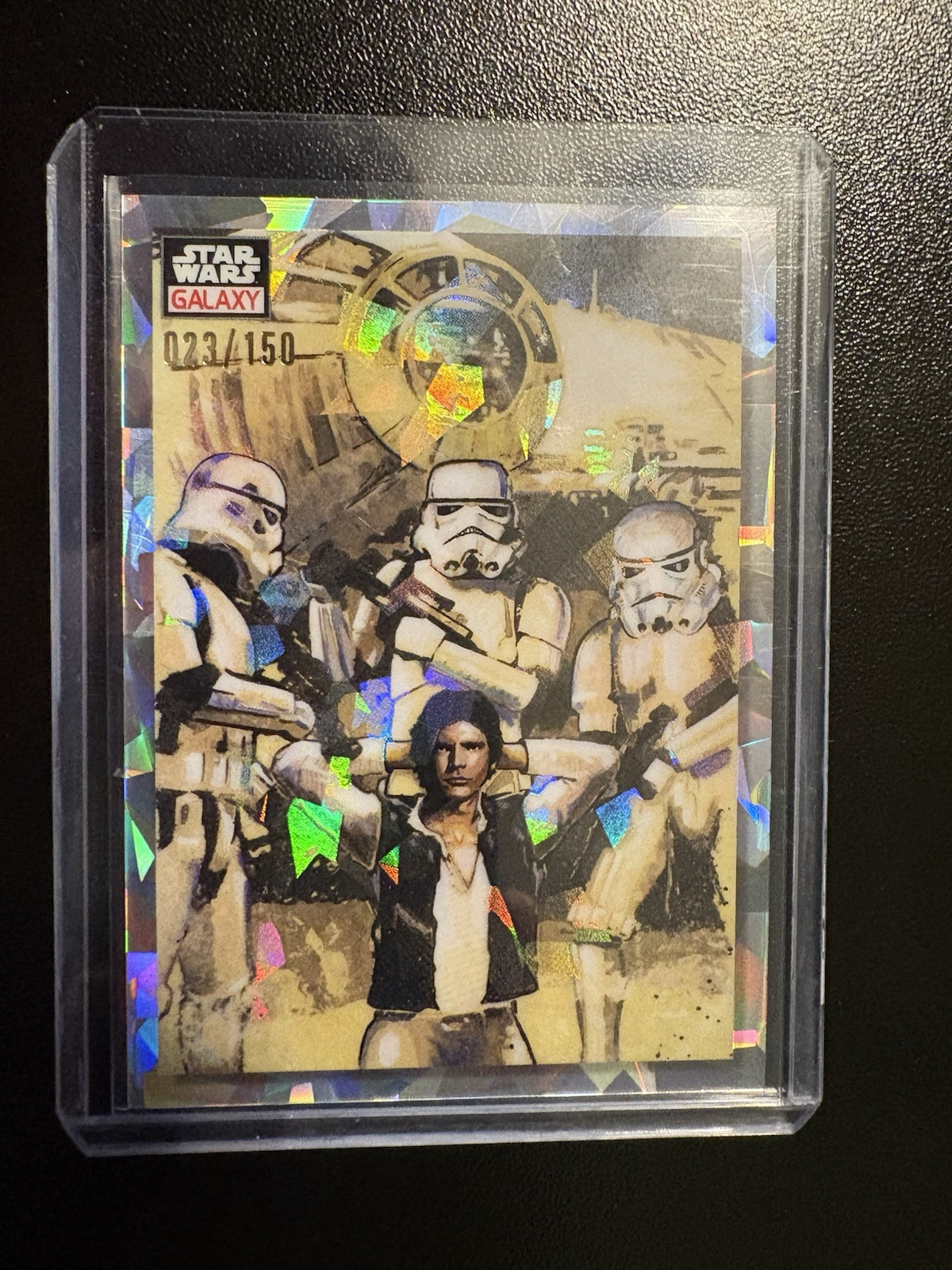 2023 Topps Chrome STAR WARS Galaxy THE CAPTAIN CAPTURED #51 ATOMIC /150