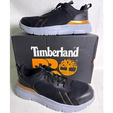 Timberland Pro Setra Low Safety Work Shoe Composite Toe Men's 9.5 Wide Black