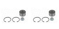 Moog 2X Radnabe Radlagersatz Vorne FüR VW Lupo Polo Seat Arosa 6X1 6E1 6N2 6N1