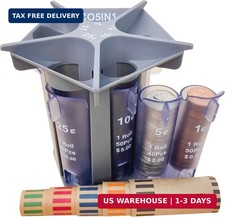 Change Sorter Tube as Coin Counter Machine with Coin Wrappers, Coin Sorter Chang