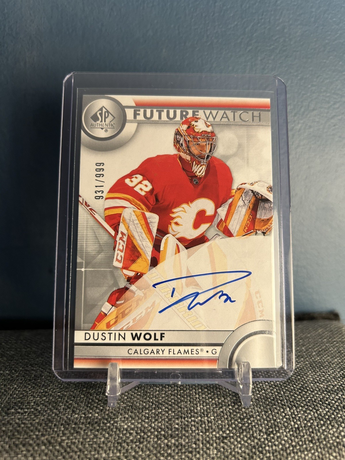 2023-24 SP Authentic DUSTIN WOLF Future Watch AUTO RC /999