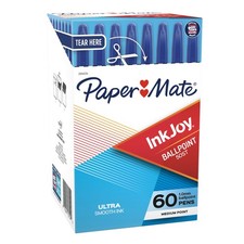 Paper Mate 2014534 InkJoy 50ST Ballpoint Pens, 60 Count Pack of 1 , Blue