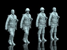 Captain Miller 3D Resin Print Unpainted Model Railroad Diorama Figure Die Cast