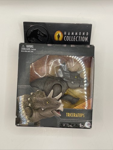 Jurassic World Hammond Collection Juvenile Triceratops Figur Neu Originalverpackt  - Bild 3 von 6