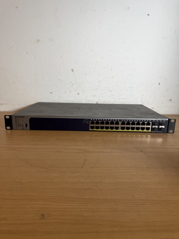 Netgear ProSafe GS728TP V2 24-Port Gigabit PoE + 4 SFP Managed Switch