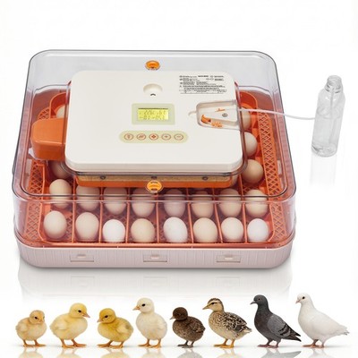 56 Eggs Incubator Fully Automatic Turning & Water Refill Temp & Humidity Control