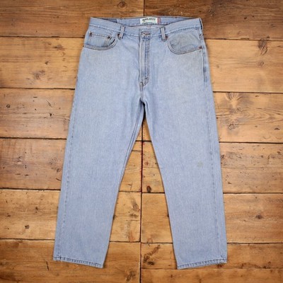 Vintage Levis 505 Jeans 38 x 30 Stonewash Straight Blau Red Tab Denim