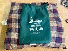 Slumberjack Camp Pillow Plaid 20"x20" Sac de voyage compressible