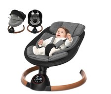 Babyeap Baby Swing for Infants,Bluetooth Control 5-point Harness Newborn Swing,5