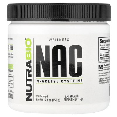 2 X NutraBio, NAC, 5.3 oz (150 g)