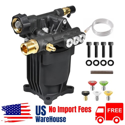 #ad 3200 PSI Pressure Washer Pump 3 4quot; Shaft Compatible with Honda amp; Simpson $79.99