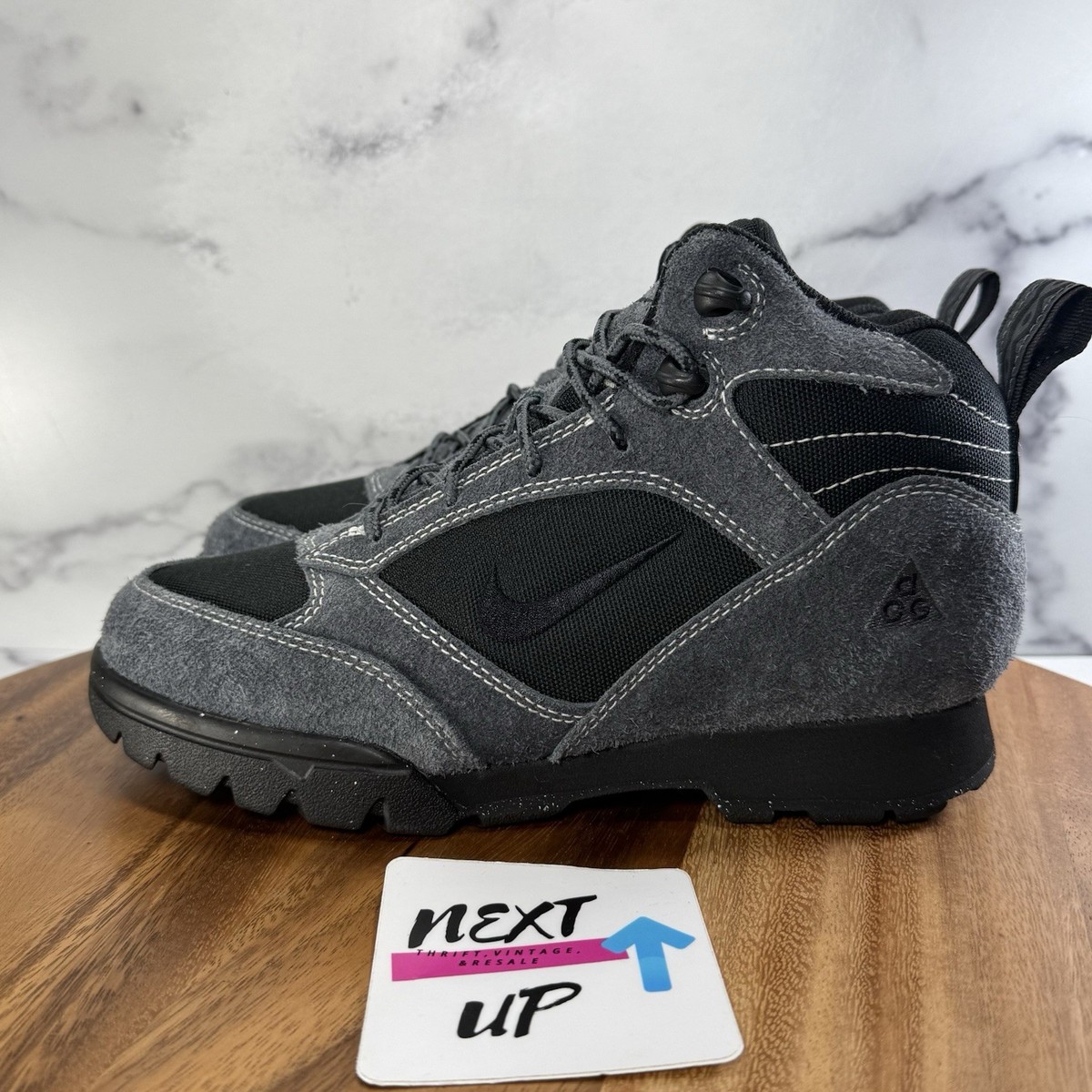 Size 7 - Nike ACG Torre Waterproof Mid Black Dark Grey for  display picture 3