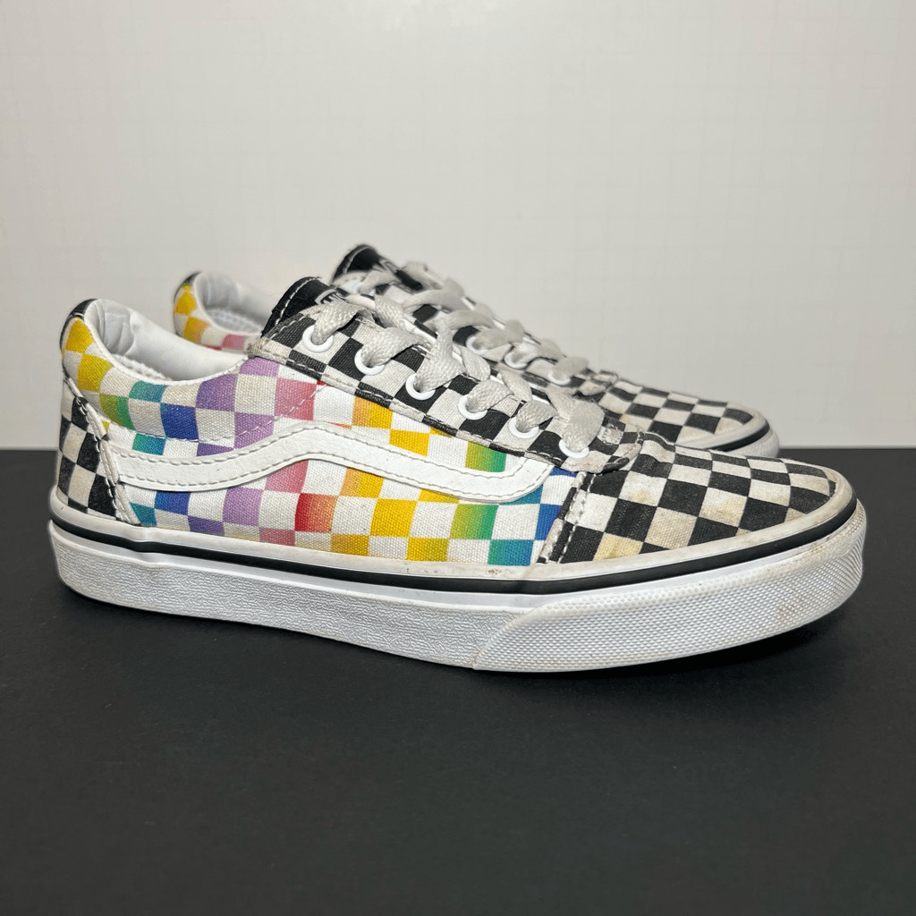 Vans Slip Vans Old Skool Checkerboard Colors Girls VANS Old