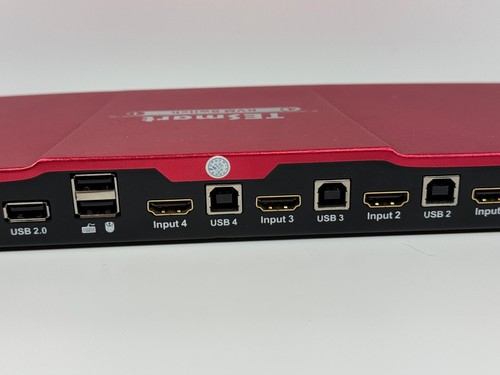TESmart 4 Port KWM Switch HDMI 4K 60hz 4:4:4 One Output - Afbeelding 13 van 15