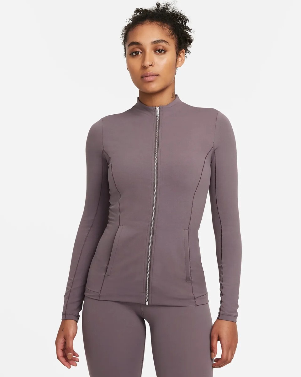 Nike $130 XS S M L XL Women's Yoga Luxe Dri-FIT Full-Zip
