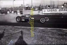 Front Engine Dragster Lions Drag Strip - Vintage Drag Race Negative