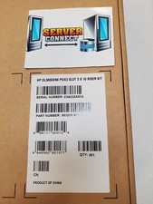 653208-B21 HP DL380 GEN 8 PCI3 SLOT 2 X 16 RISER KIT 634582-001 / 662525-001