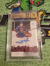 2020-21 SP Authentic 00-01 Retro Future Watch Auto Bowen Byram BGS 9.5 Auto 10