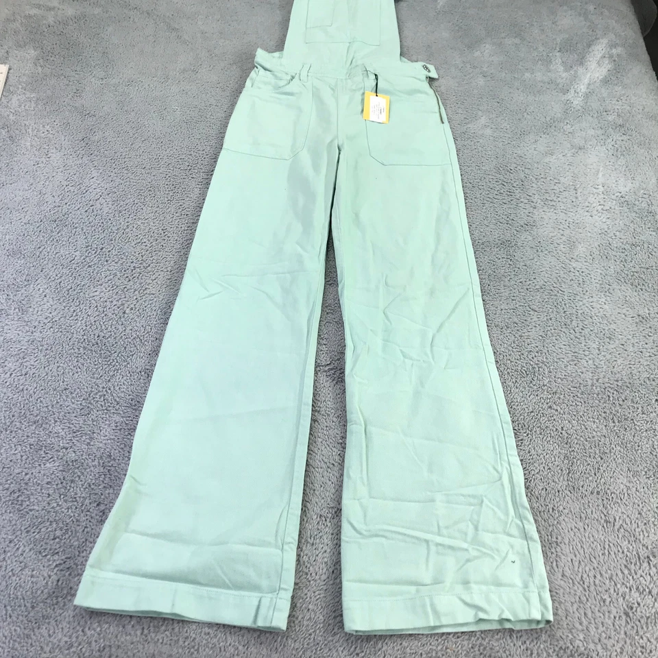 Mono LF Markey para mujer 8 ajustado acampanado peto azul estilo años 70 general informal Foto 2 de 4