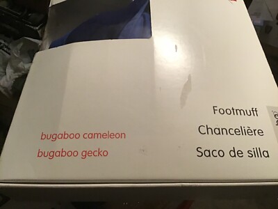 bugaboo footmuff blue