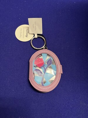 Vera Bradley Disney Beauty and the Beast Belle Bag Charm with Mirror NEW