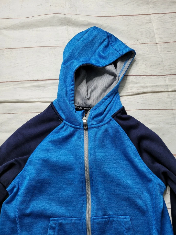 Suéter Head Boys Talla X-Pequeño con Cremallera Azul Foto 4 de 4