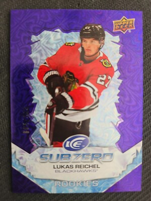 2022-23 Upper Deck Ice LUKAS REICHEL SZ-LR #ed 605/999 Rookie SUB ZERO RC