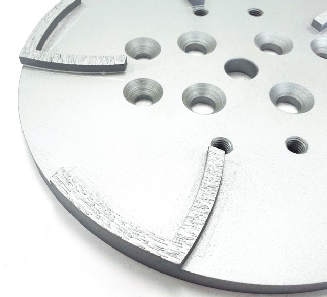 New 10” Concrete Grinding Head for EDCO,MK,Blastrac,HUSQVARNA Grinders