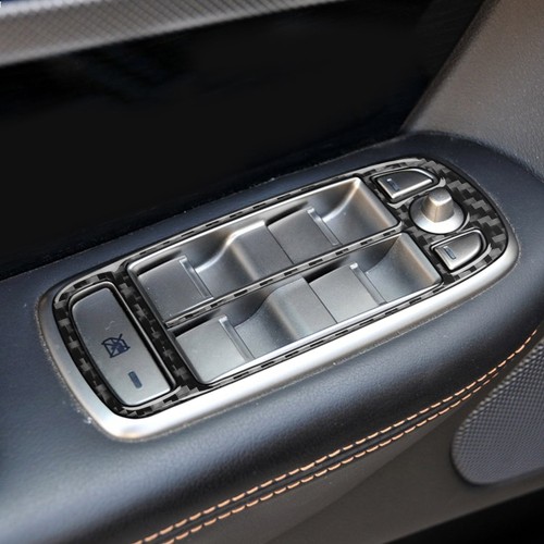 Borde elevador de ventana de fibra de carbono real para Jaguar XF 2008-2011 - Imagen 3 de 10