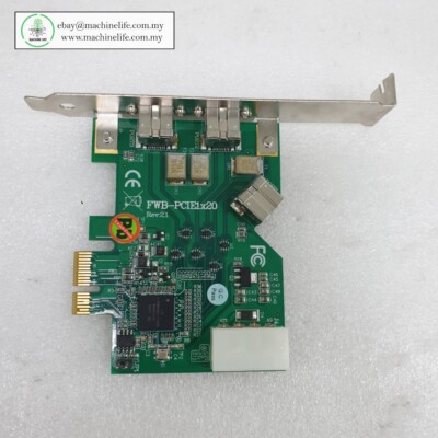 Firewire FWB-PCIE1X20 Rev 2.1 09908032-1 Rev:2.1.0 Industrial Camera