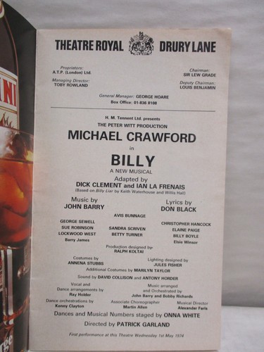 8 Theater Playbills Cats Man and Boy Thoroughly Modern Millie The Grand Tour etc - Picture 22 of 24