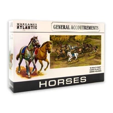 Wargames Atlantic General Accoutrements Horses