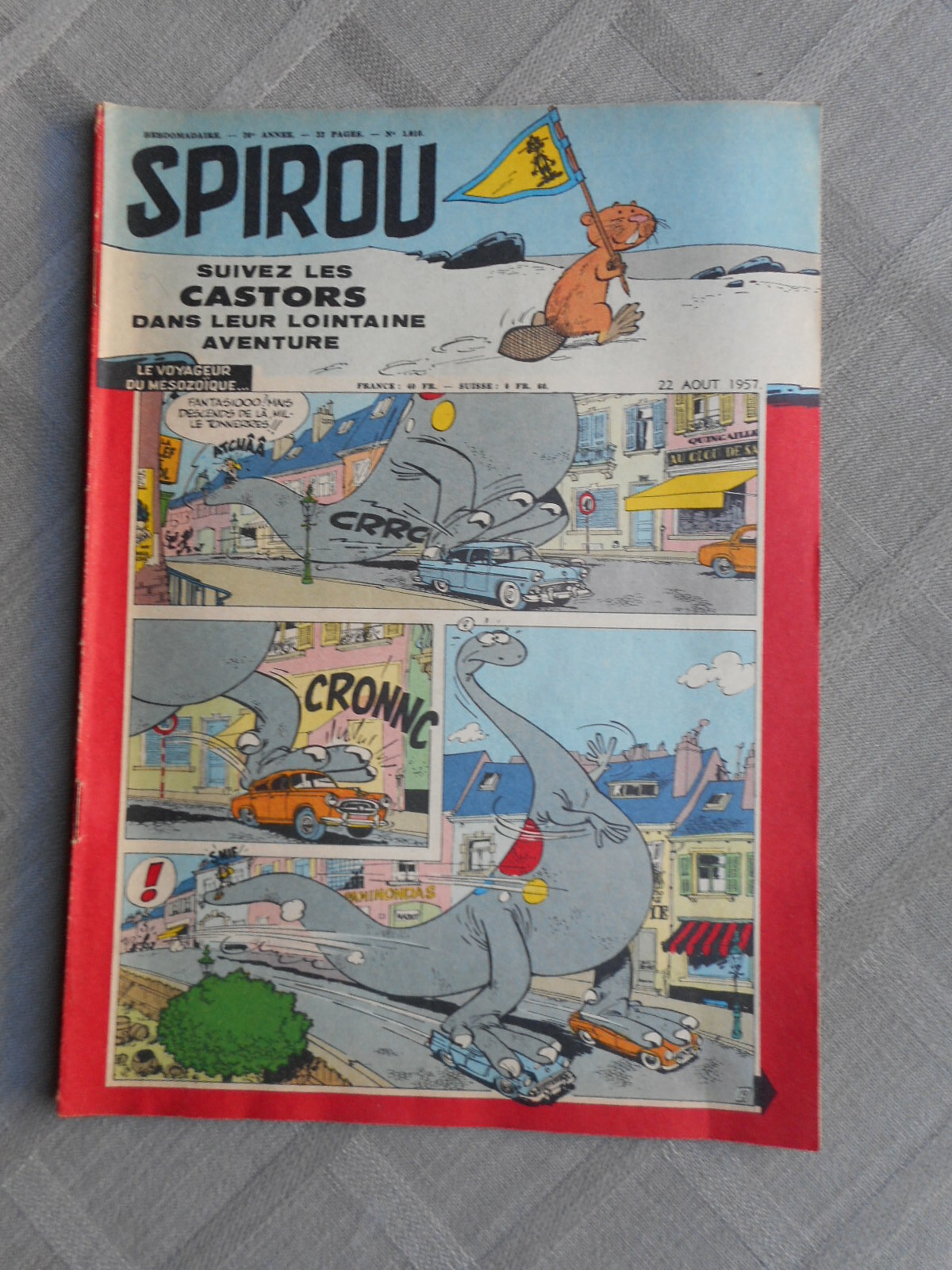Hebdo Le Journal De Spirou N°1010 1957 In Very Good Condition