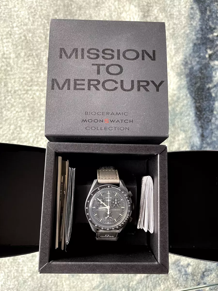 OMEGA x Swatch Bioceramic Moonswatch Mission to Mercury / SO33A100